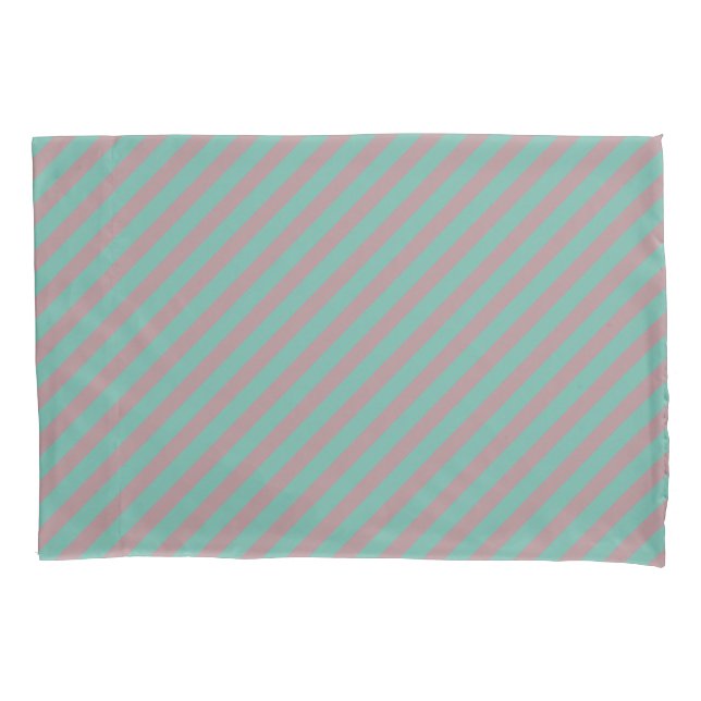 Dusty Rosa B48E92 / Glacial Green 6FB7A8 Stripes (Frente)