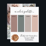 Dusty rosa e Sage green Wedcolor Paleta C<br><div class="desc">Placa de Paleta de rosa Dusty e de cores verdes para Casamento Sage 2023</div>