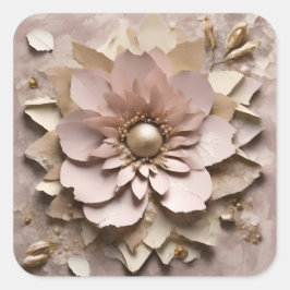 Dusty Rosa Floral - Adesivo