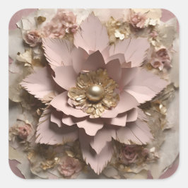 Dusty Rosa Floral - Adesivo