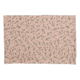 Dusty Rose Modern Farmhouse Daisy Buds Pattern