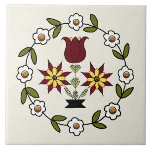 Dutch Country Folk Floral