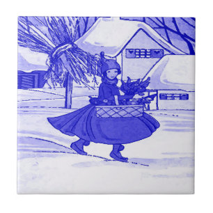 Dutch Girl, Delft Blue
