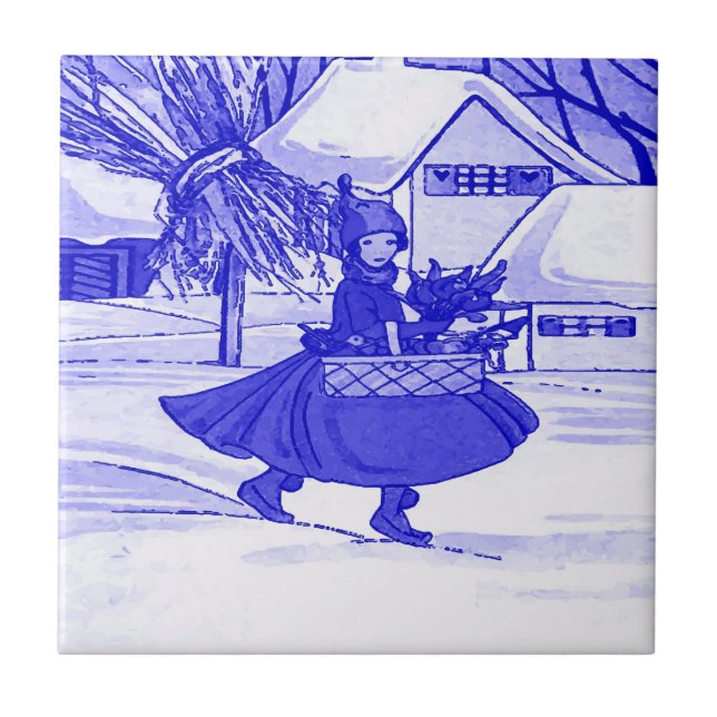 Dutch Girl, Delft Blue (Frente)