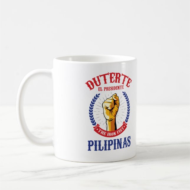 Duterte - caneca do EL Presidente (Esquerda)