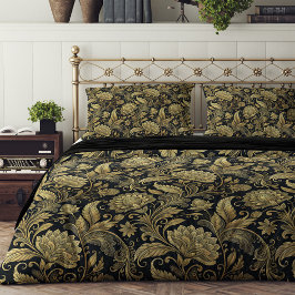 Duvet Barroco Gilded para Decoração Elegante de Qu