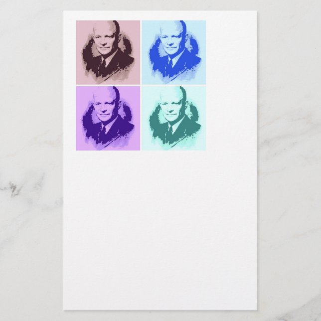Dwight D Eisenhower Pop Art (Frente)