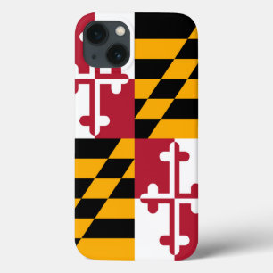 Dynamic Maryland State Flag Graphic on a