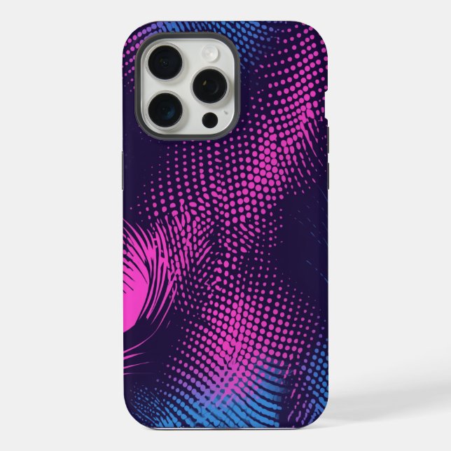 💖 Dynamic Pink & Purple Dotted Abstract Pattern  (Verso)