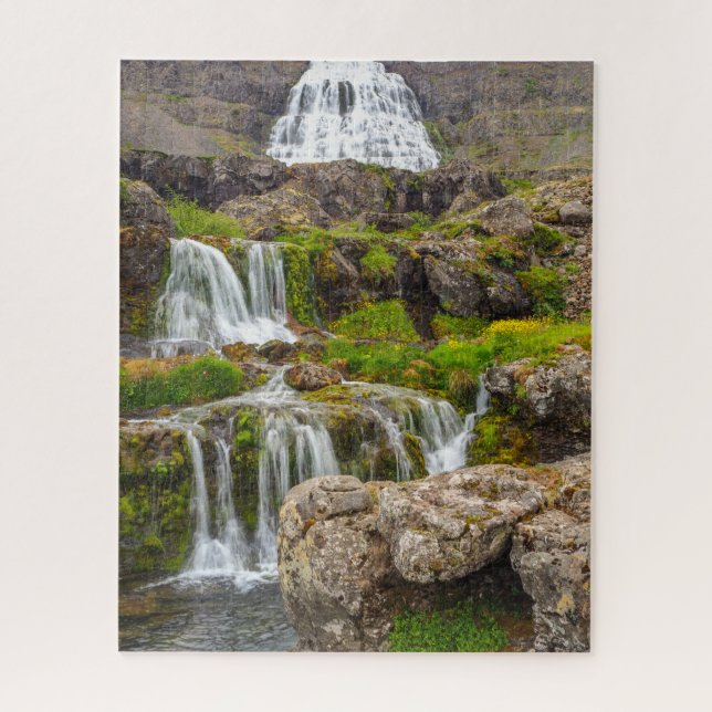 Dynjandifoss, Islândia, Quebra-cabeça de Jigsaw (Vertical)