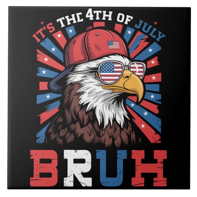 É 4 De Julho Bruh Águia-Cabeluda Patriota (Frente)