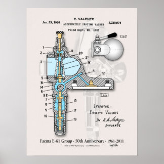 E-61 aniversário poster de 18"x24"
