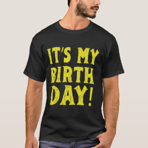 É a Camiseta do Meu Aniversário