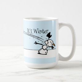 É a caneca de café de inverno