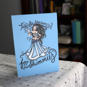 é a época das shimmies cartão