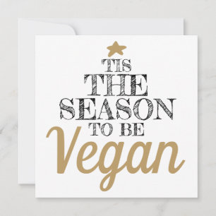 'É a época de Vegan preto e dourado