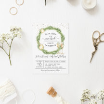 É a Estação | Convite de Casamento de Natal