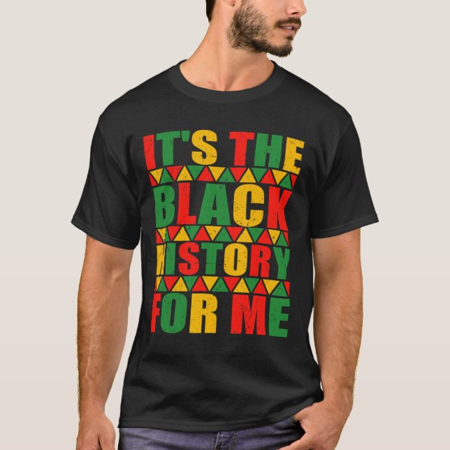 É A História Negra Para Mim Camisa (Frente)