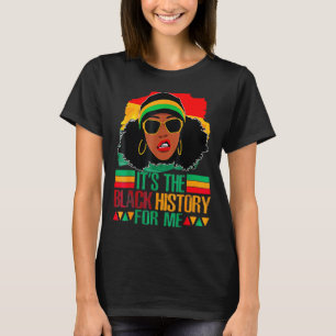 É a História Negra Para Mim Camiseta do Mês da His