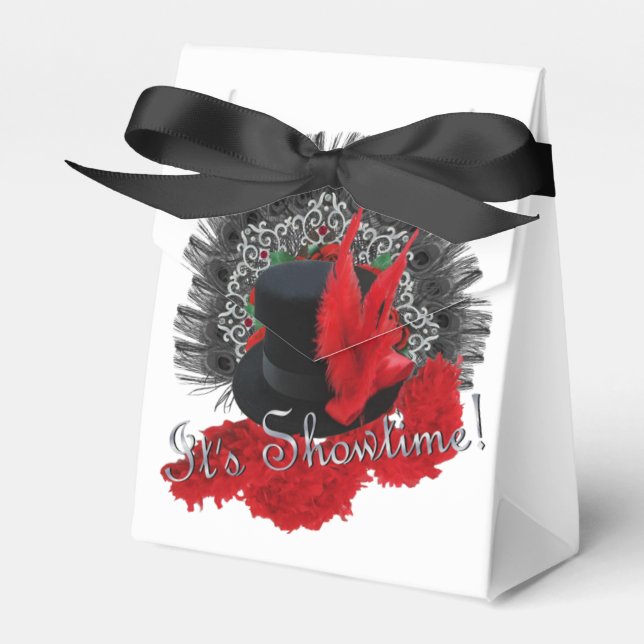 É a hora do show! caixinha para lembrancinha (Frente)