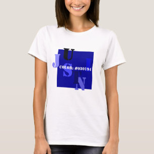 É a minha camiseta colorida