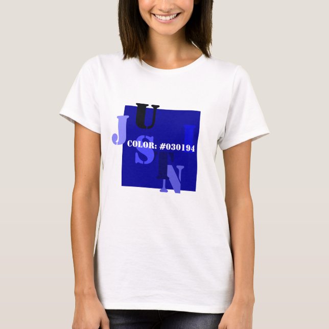 É a minha camiseta colorida (Frente)