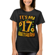 É a Minha Camiseta de Aniversário de 17 Anos – Ani