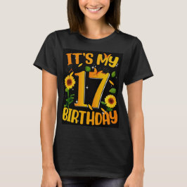 É a Minha Camiseta de Aniversário de 17 Anos – Ani
