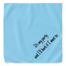 É a minha festa Dog Bandana