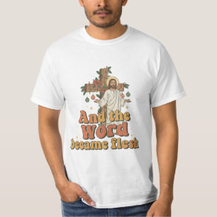 "E a Palavra se Tornou Carne" Camiseta de Natal