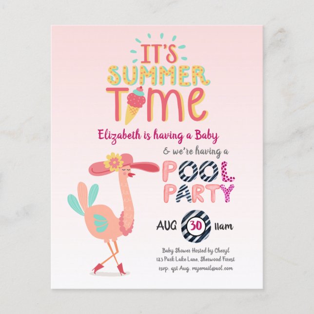 É Absolutamente Fab Querido! Partido da Piscina Tr (Frente)