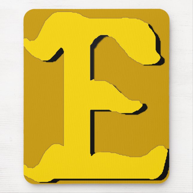 E (Amarelo) Mousepad (Frente)