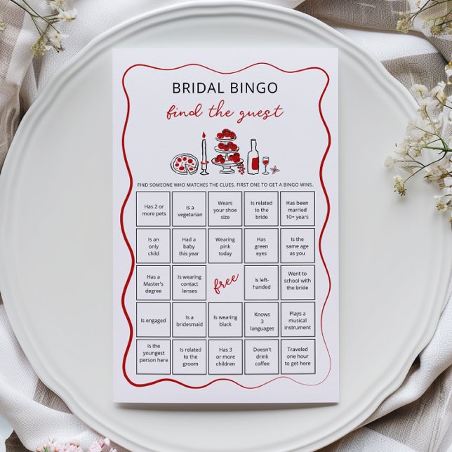 É Amore Bridal Bingo encontrar o jogo de hóspedes (Criador carregado)