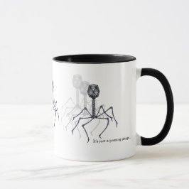 É apenas um fago de passagem… Caneca da ciência