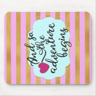 E assim a aventura começa a citar o mouse Pad