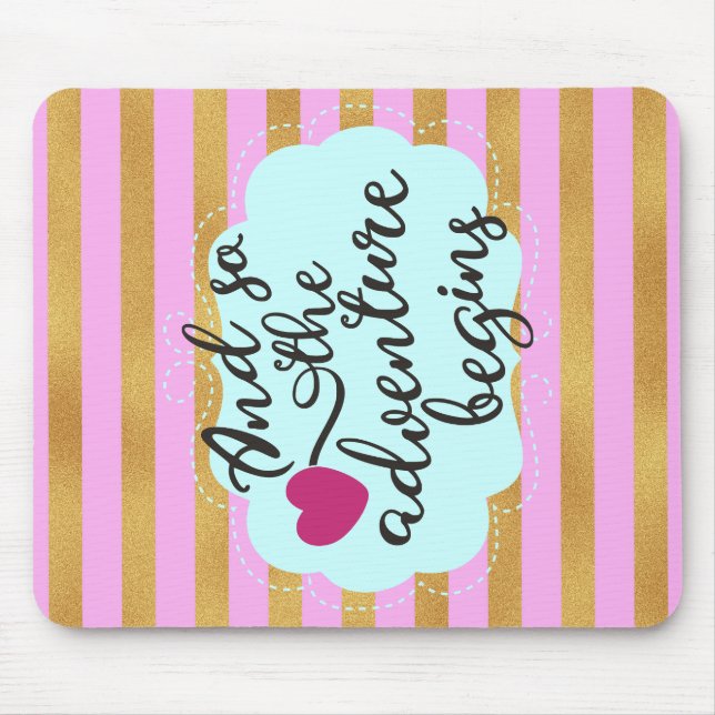 E assim a aventura começa a citar o mouse Pad (Frente)