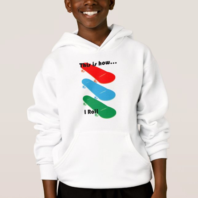 É assim que eu faço design - Hoodie Pullover de Cr (Frente)