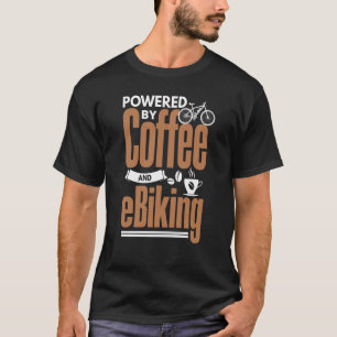 E Biker Camisa Café EBike Elétrica Bike E Biking
