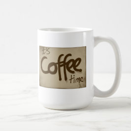 É caneca do tempo do café
