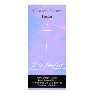 É Cartão De Rack Da Igreja, Cartão Do Ministério