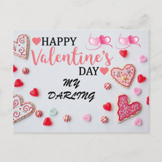 E CARTÃO POSTAL VALENTINE DAY