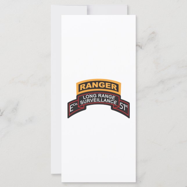 E Co 51rua Infantil LRS Scroll, Ranger Tab (Frente)