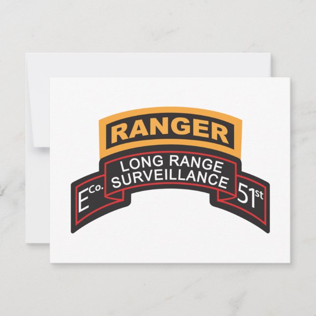 E Co 51rua Infantil LRS Scroll, Ranger Tab (Frente)