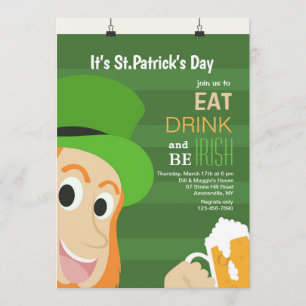 É convite do dia de St Patrick