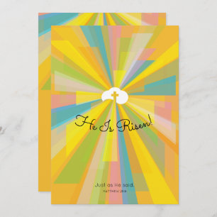 É convites aumentados do serviço da páscoa