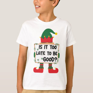 "É Demaisado Tarde Para Ser Bom?" Camiseta Diverti