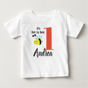 É divertimento à camisa personalizada da abelha