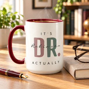 É Dr. [Nome Personalizado] Caneca Enorme