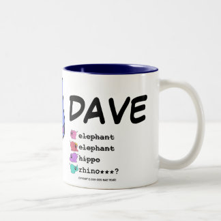 e.e.h.r…? Caneca destro de Dave