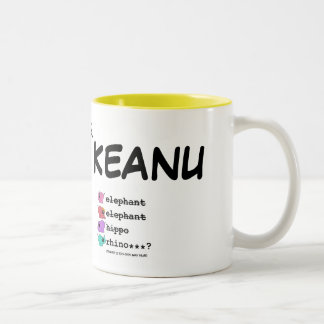 e.e.h.r…? Caneca destro de Keanu